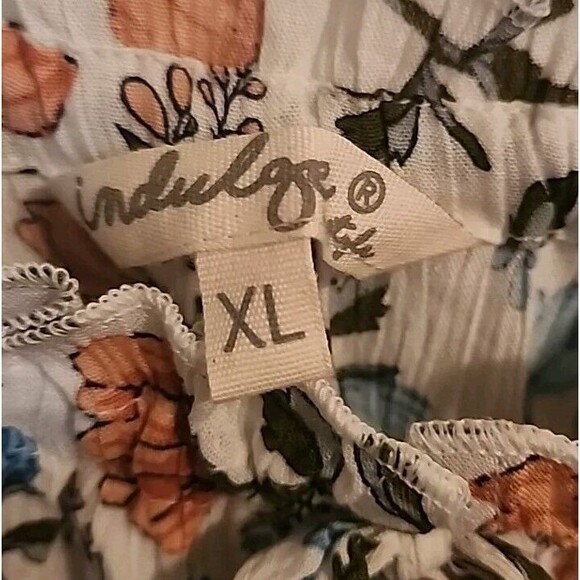 Sundress XL Floral Mini Lightweight Breathable Short Crepe Babydoll Ruffle - Picture 4 of 8